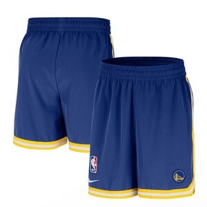 Golden State Warriors Nike Authentic Pre-Game Woven Performance Shorts - Royal